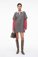 PINE STRIPE BURGUNDY STRIPE