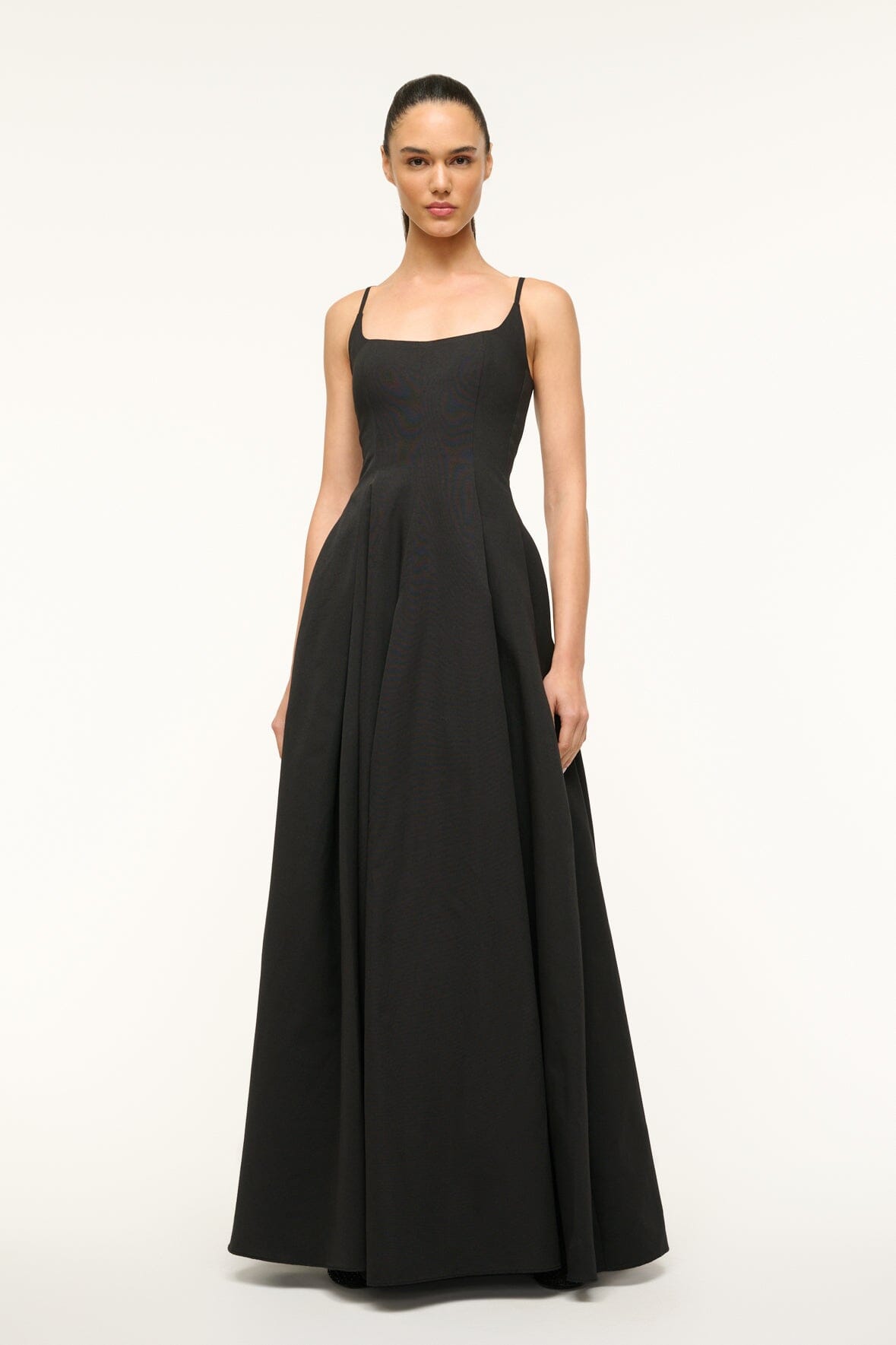 Image JOY MAXI DRESS | BLACK 1 of 6 and Clicking this image will trigger a zoom pop-up