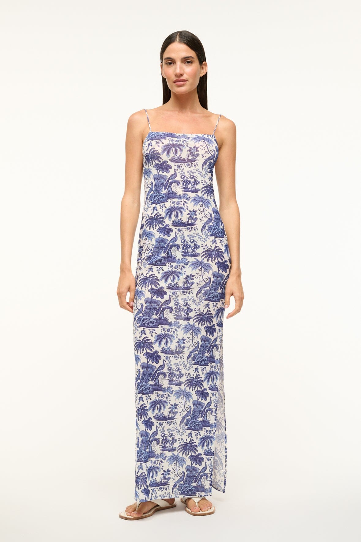 Image HASTINGS COVERUP DRESS | BLUE TOILE 1 of 4 and Clicking this image will trigger a zoom pop-up