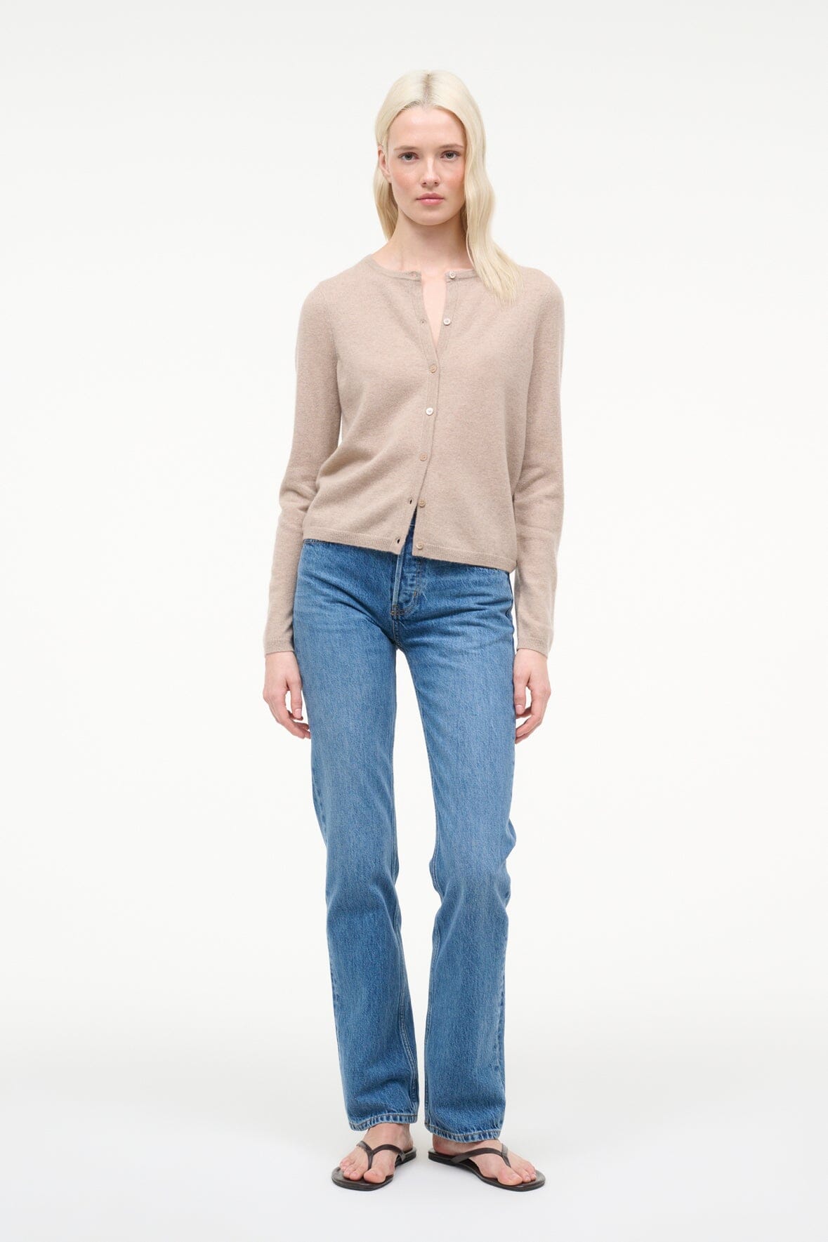 MIDNIGHT CASHMERE CARDIGAN