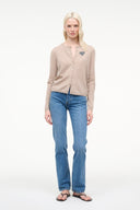 CUSTOM STAUD x C.BONZ MIDNIGHT CASHMERE CARDIGAN | STONE