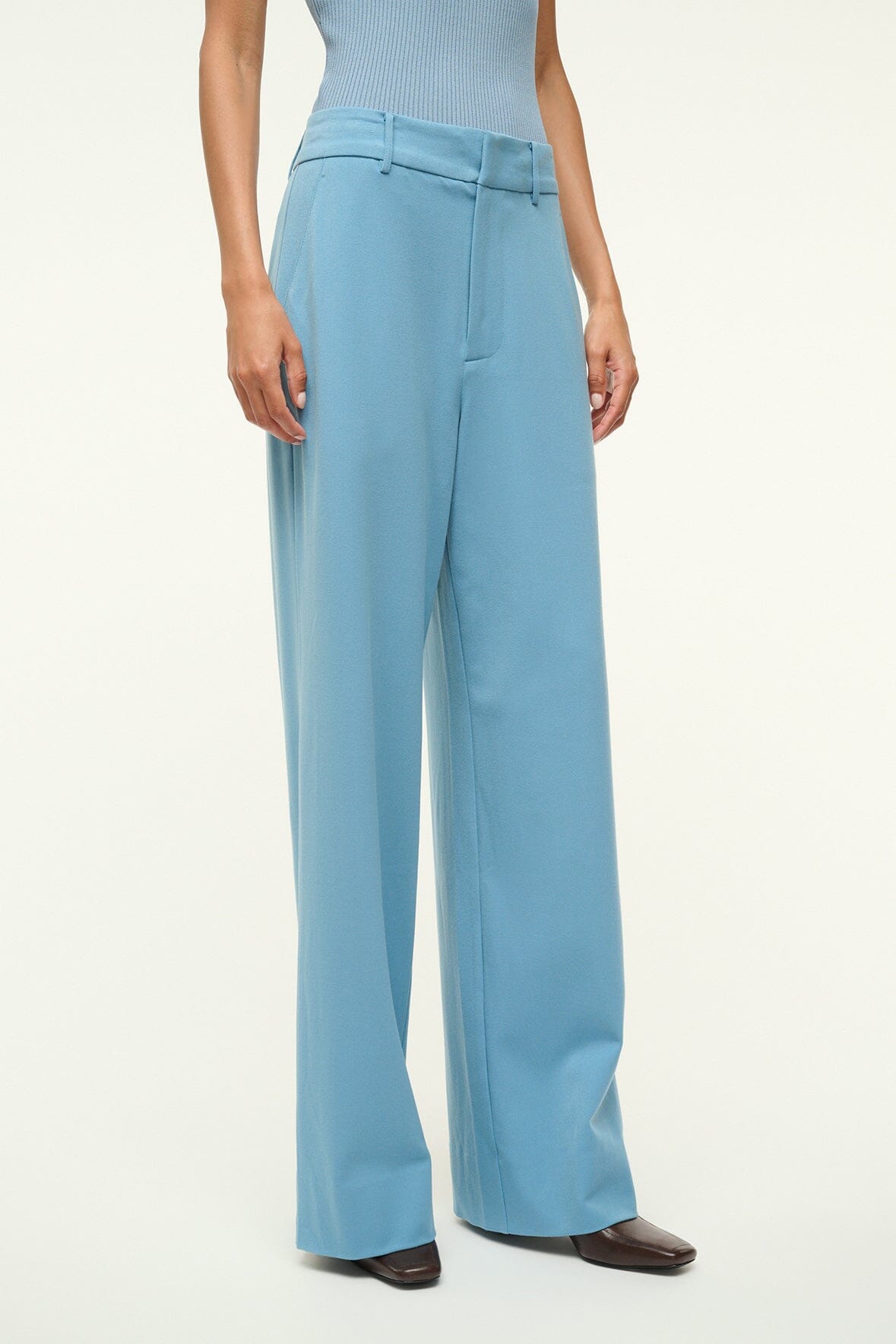 Image PRINCE SUITING PANT | SLATE BLUE 4 of 6 and Clicking this image will trigger a zoom pop-up