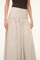 Image PROCIDA SKIRT | IVORY DARK OAK MICRO STRIPE 4 of 8