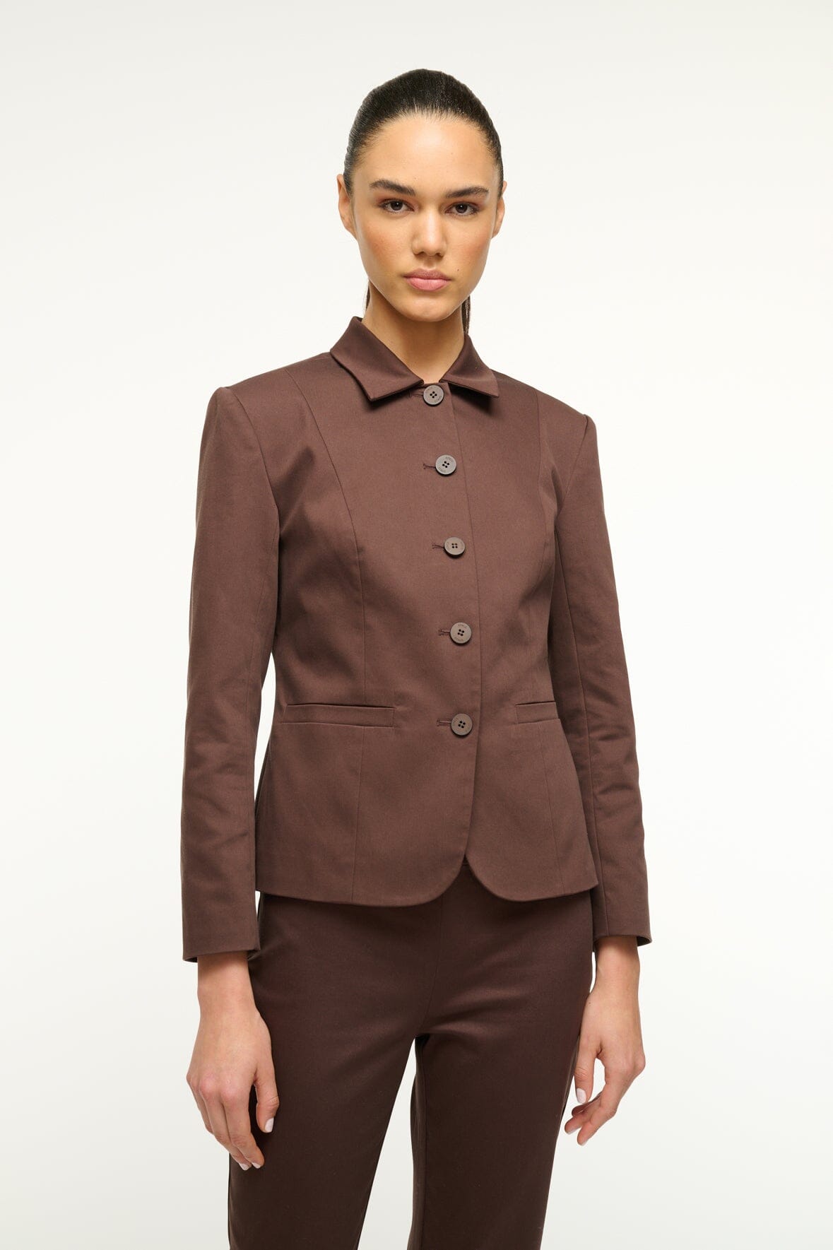 Image ROBERT JACKET | DARK CHOCOLATE 2 of 5 and Clicking this image will trigger a zoom pop-up