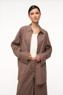 Image SANDBAR TOP | DARK OAK MICRO STRIPE 2 of 5
