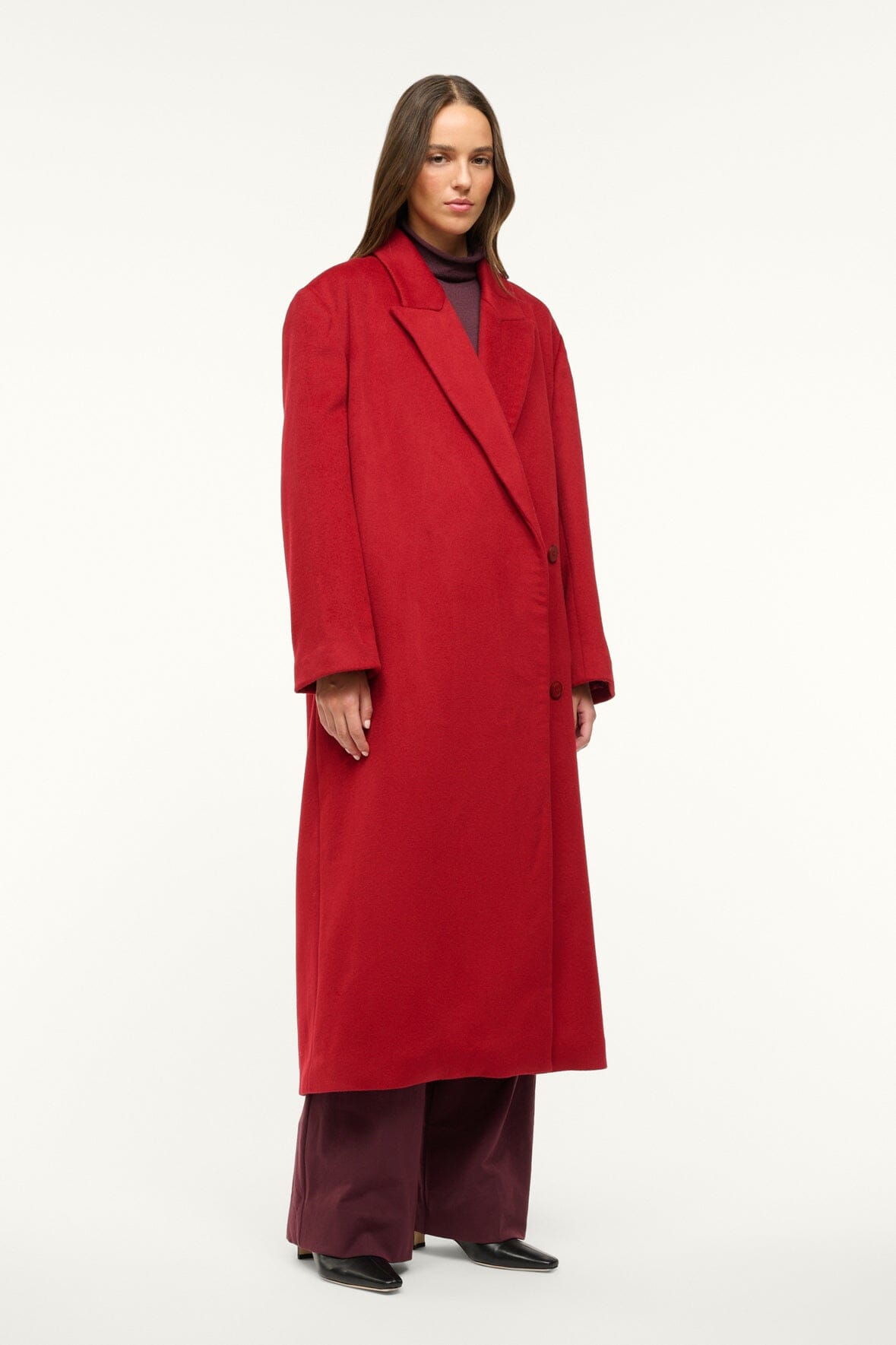 Image SERGE COAT | ROUGE 6 of 7 and Clicking this image will trigger a zoom pop-up