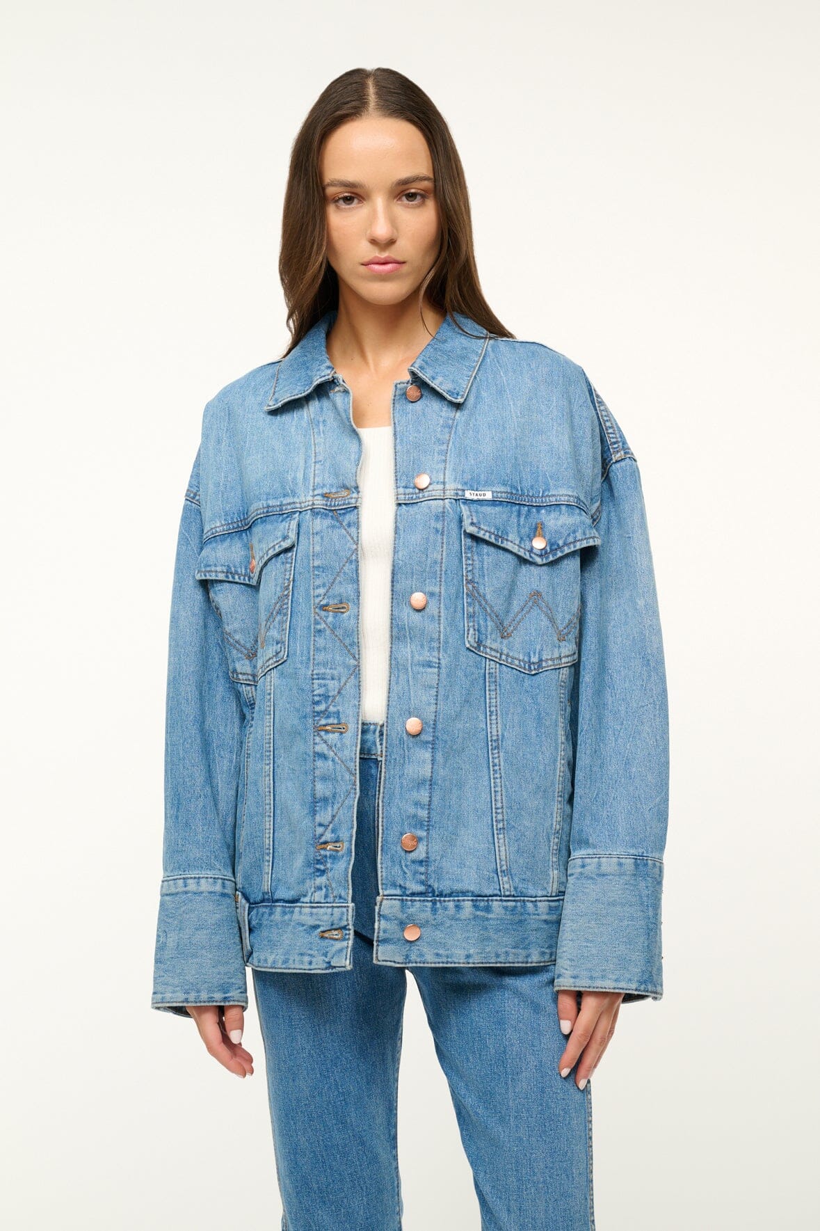 STAUD WRANGLER THE BIGGEST JEAN JACKET