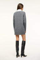 Image WALLIS DRESS | CHARCOAL WHITE 4 of 4