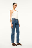 Image STAUD + WRANGLER THE EVERYDAY JEAN | INDIGO WASH 2 of 7