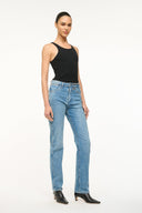 Image STAUD + WRANGLER THE EVERYDAY JEAN | MID BLUE 2 of 7