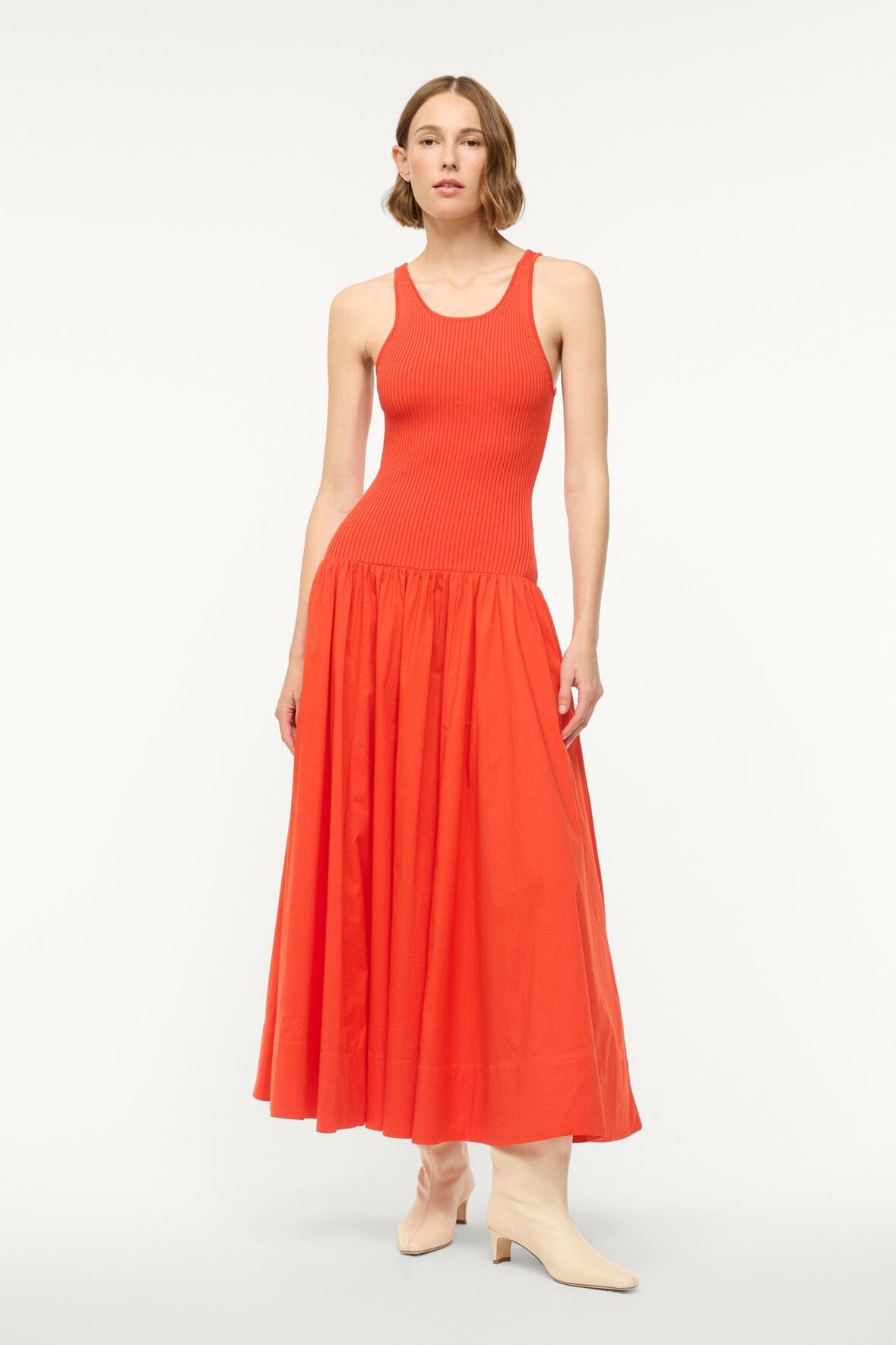 Image YAMILA DRESS | CAYENNE 1 of 6 and Clicking this image will trigger a zoom pop-up