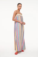 Image LAURA LINEN DRESS | MARKET STRIPE 3 of 5