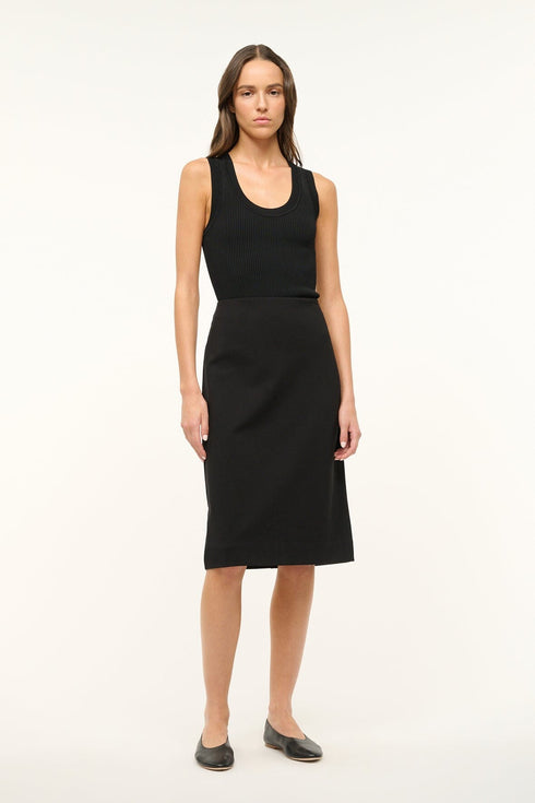 Go to PASCALE PENCIL SKIRT BLACK view 1