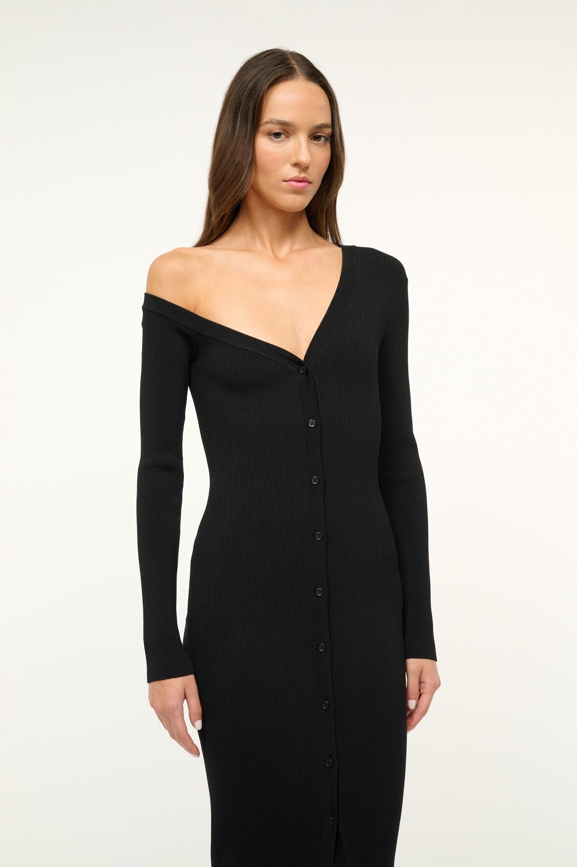 Image CRAFTSMAN SWEATER DRESS | BLACK 2 of 5 and Clicking this image will trigger a zoom pop-up