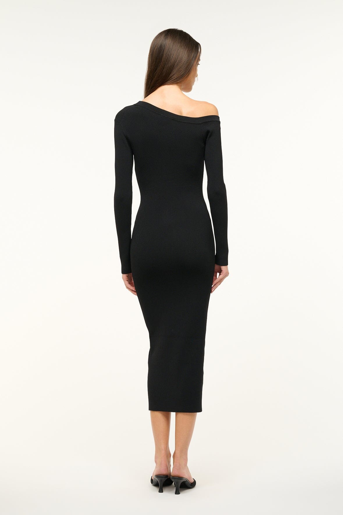 Image CRAFTSMAN SWEATER DRESS | BLACK 3 of 5 and Clicking this image will trigger a zoom pop-up