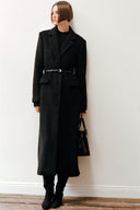 Image SANZA COAT | BLACK 8 of 8