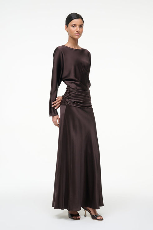 Go to FREDA SILK DRESS EARTH view 2
