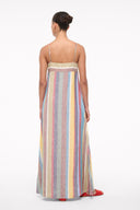Image LAURA LINEN DRESS | MARKET STRIPE 4 of 5