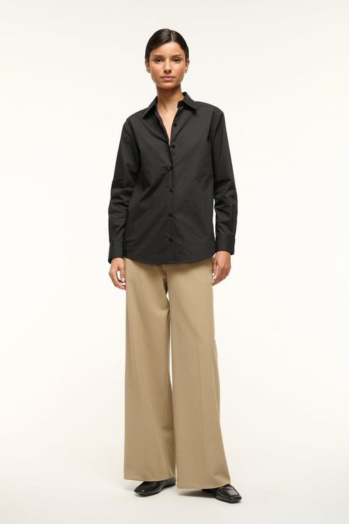 Go to ROXBURY POPLIN SHIRT BLACK view 2