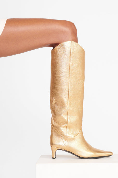 WESTERN WALLY BOOT | GOLD