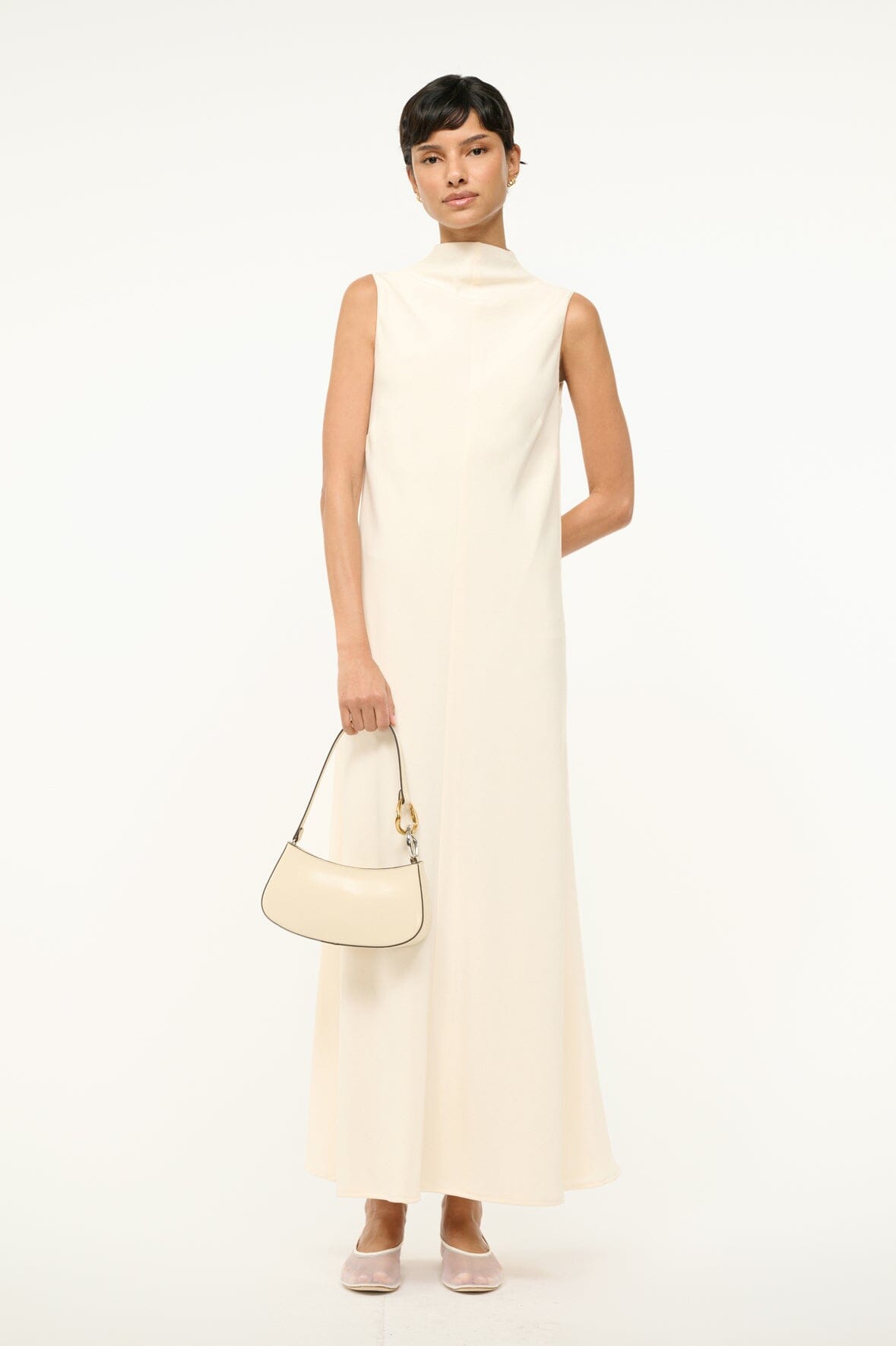 Image ARAYA DRESS | IVORY 5 of 6 and Clicking this image will trigger a zoom pop-up