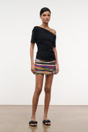 NICOLA SKIRT | ARTIST STRIPE ARTIST STRIPE / XS