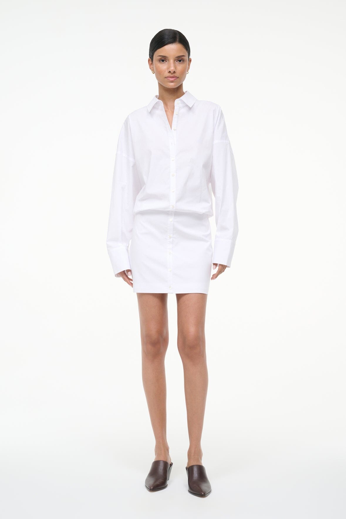 Image CYNTHIA DRESS | WHITE 5 of 6 and Clicking this image will trigger a zoom pop-up
