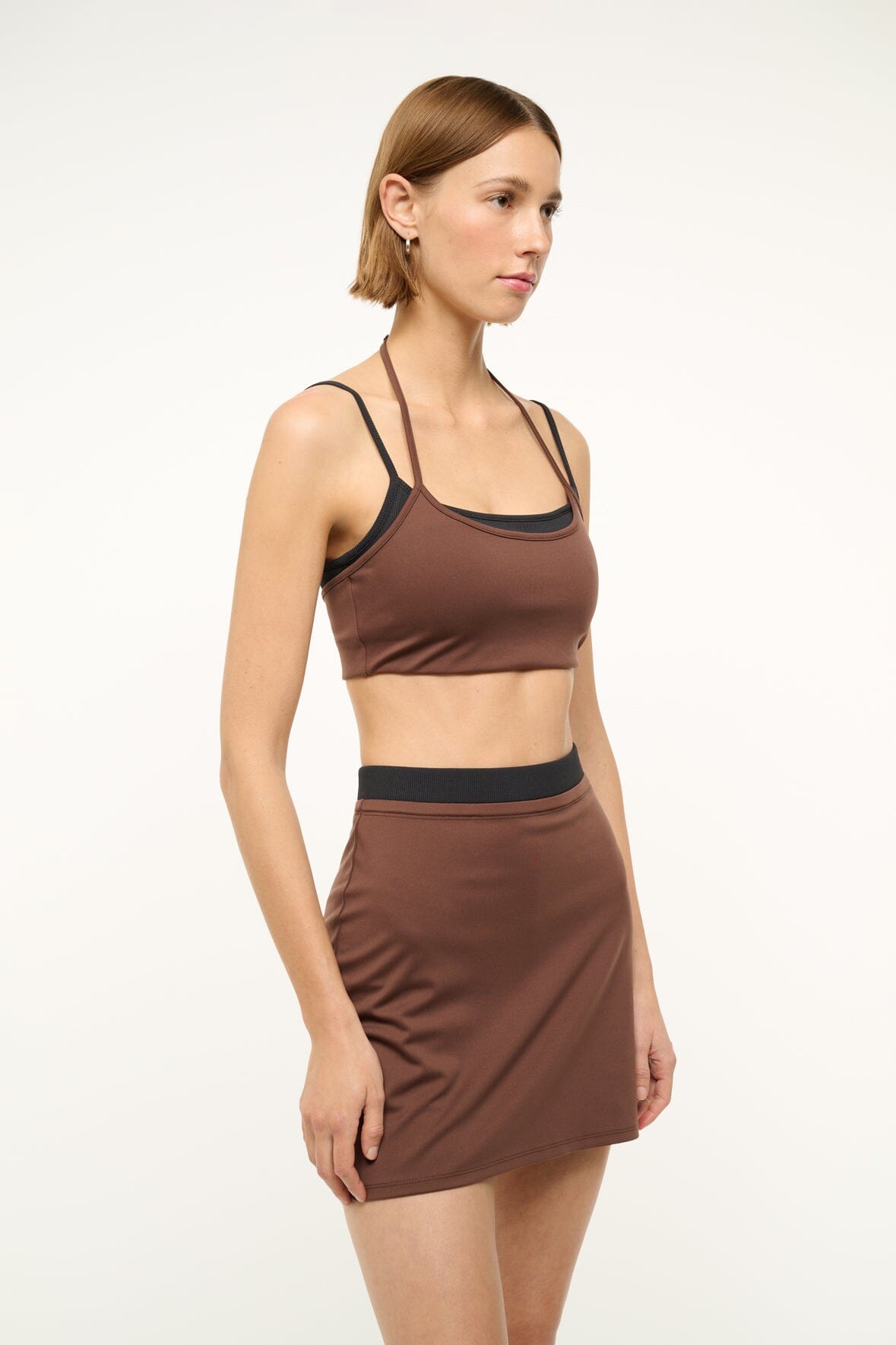 Image CATCH SKIRT | DARK OAK BLACK 4 of 5 and Clicking this image will trigger a zoom pop-up