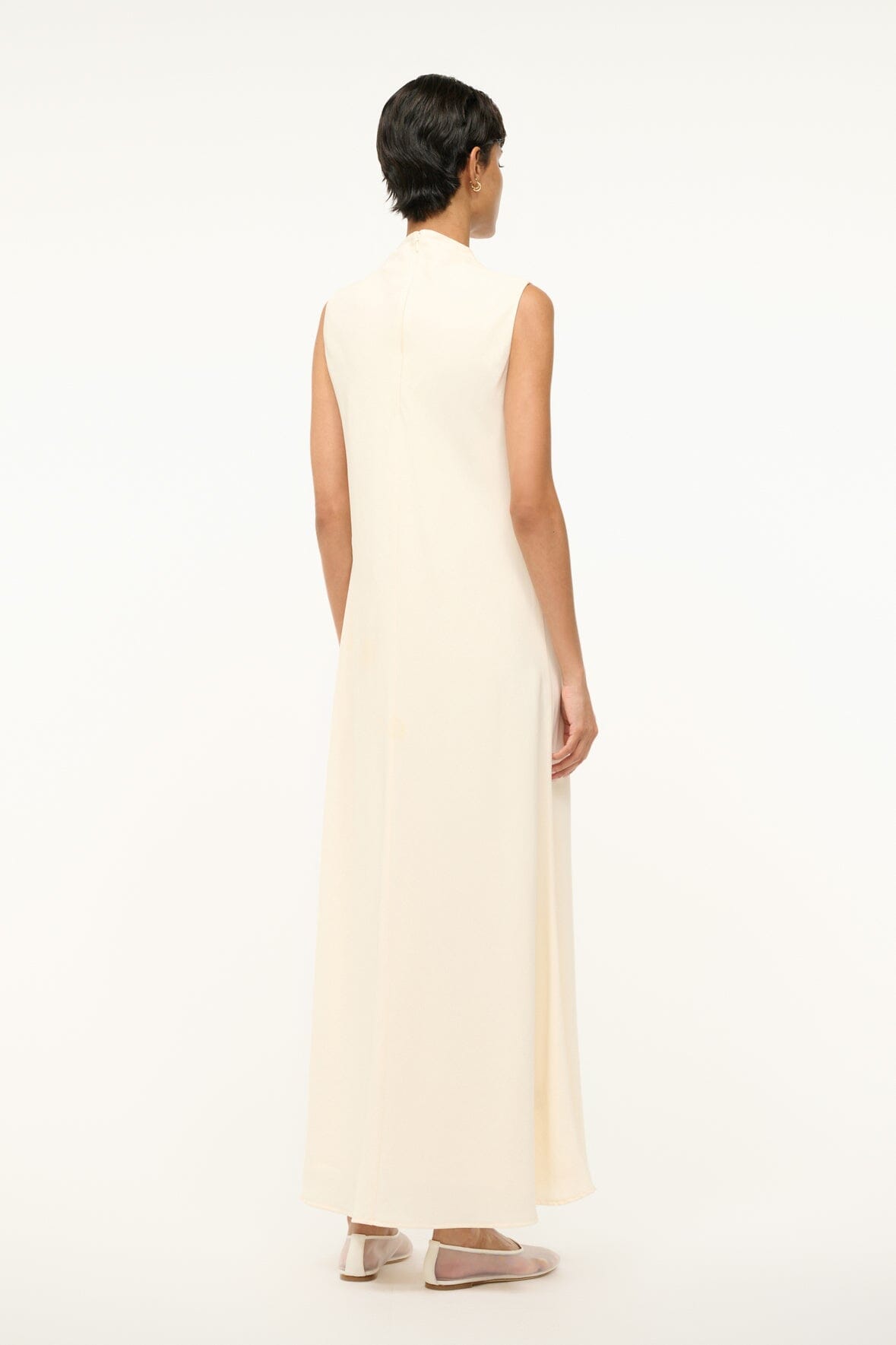 Image ARAYA DRESS | IVORY 3 of 6 and Clicking this image will trigger a zoom pop-up