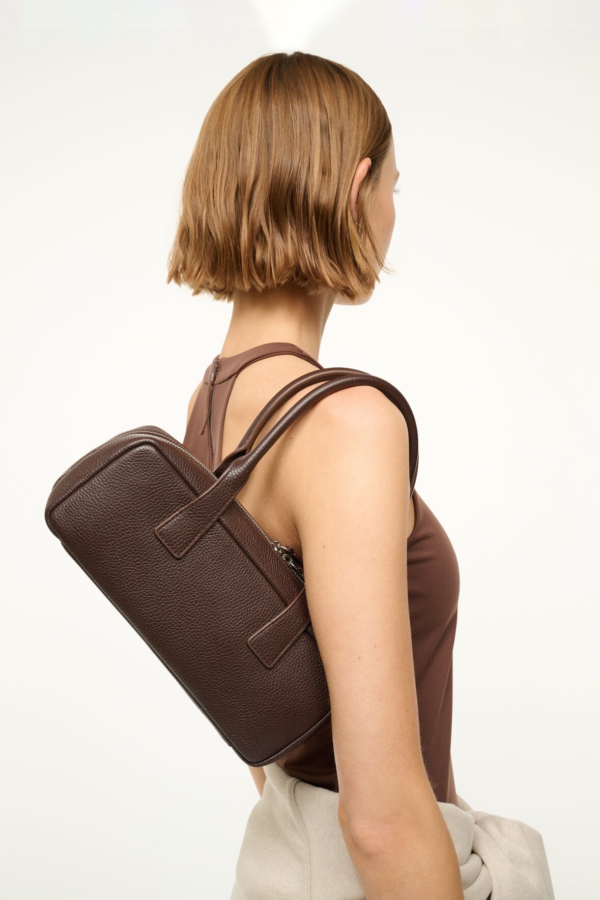 Image THE DUDE SHOULDER BAG | ESPRESSO 2 of 8 and Clicking this image will trigger a zoom pop-up