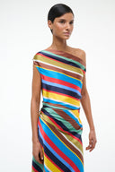 Image PHARE SILK DRESS | MARKET STRIPE 2 of 6