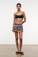 NICOLA SKIRT | ARTIST STRIPE ARTIST STRIPE / XS