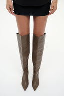 Image SEBASTIAN OVER THE KNEE BOOT | TRUFFLE 4 of 9