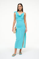 Image VIENNA COVERUP DRESS | TEAL 1 of 6