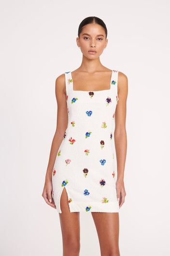 STAUD LE SABLE DRESS FIRST BLOOM DAY