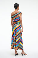 Image PHARE SILK DRESS | MARKET STRIPE 4 of 6