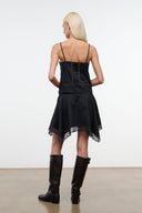 LAYLA SKIRT | BLACK BLACK / 4