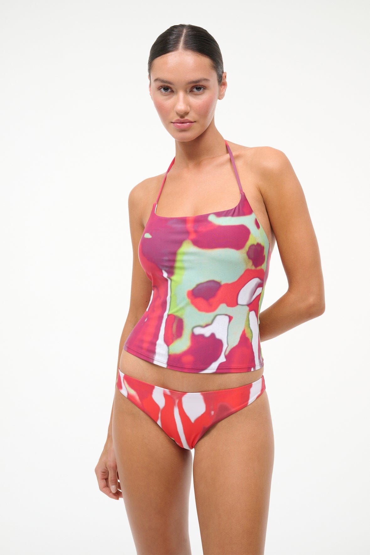 STAUD LAIRD TANKINI TOP RED ZONE