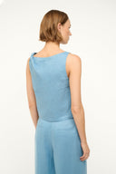 Image BOA LINEN TOP | SLATE BLUE 4 of 6