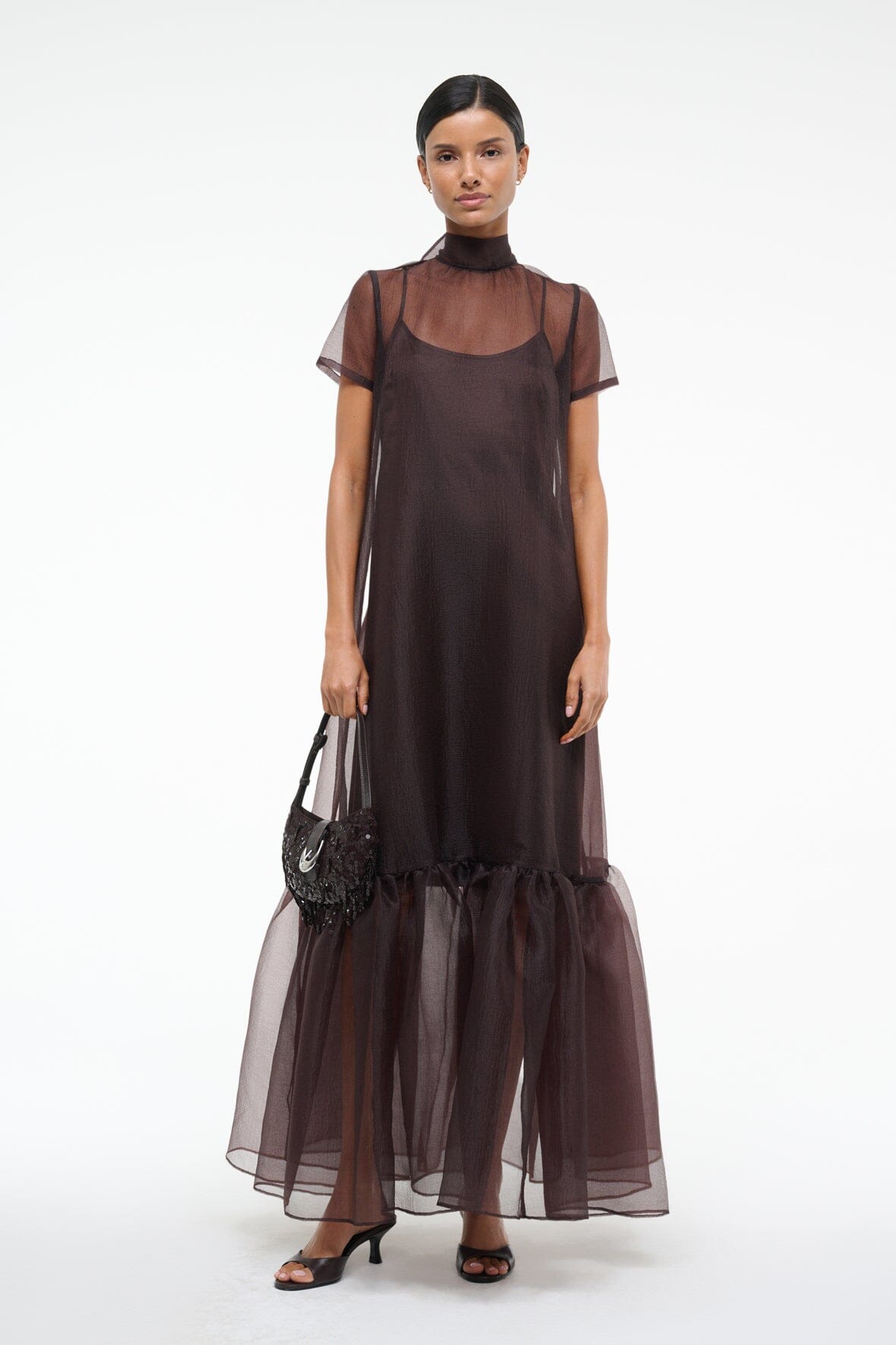 Image CALLUNA DRESS | EARTH 1 of 5 and Clicking this image will trigger a zoom pop-up