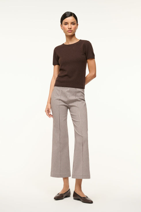 Go to EASY CASHMERE TEE DARK CHOCOLATE view 1