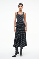 ELLEN TOP | BLACK GEO