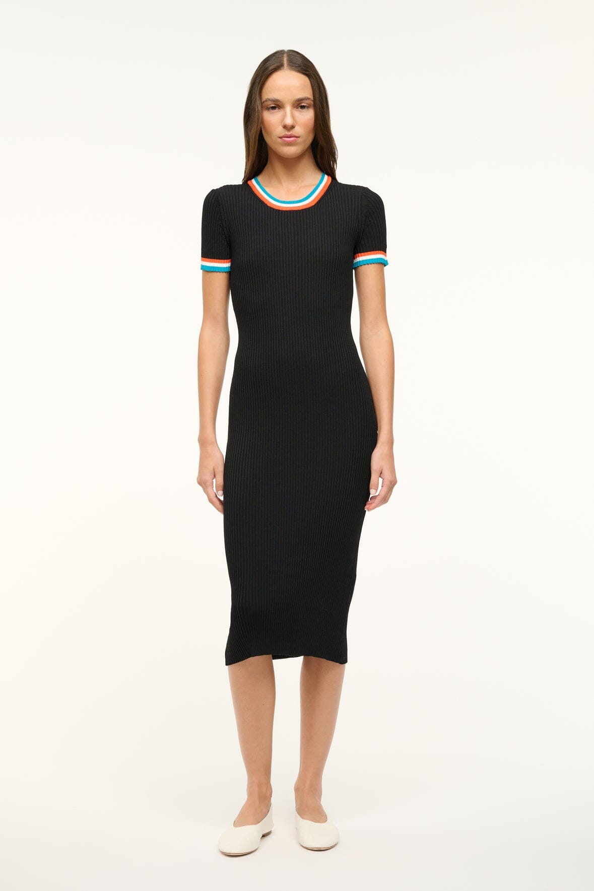 Image THE STAUD NFL COLLEEN DRESS | DOLPHINS 1 of 7 and Clicking this image will trigger a zoom pop-up