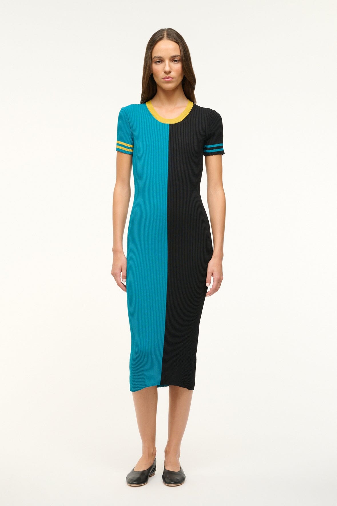 Image THE STAUD NFL COLLEEN DRESS | JAGUARS 1 of 7 and Clicking this image will trigger a zoom pop-up