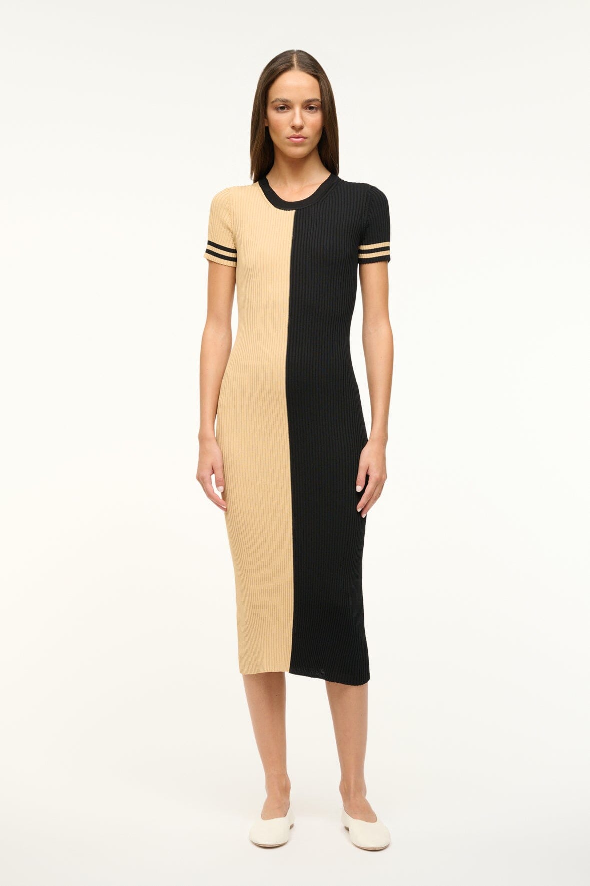 Image THE STAUD NFL COLLEEN DRESS | SAINTS 1 of 7 and Clicking this image will trigger a zoom pop-up