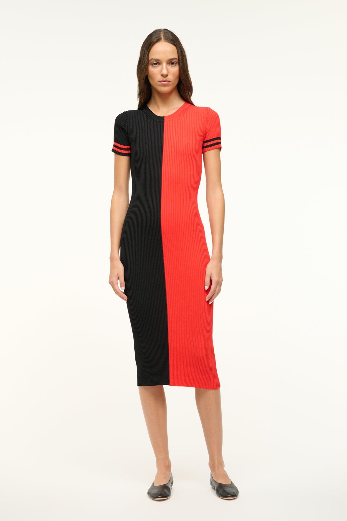 Image THE STAUD NFL COLLEEN DRESS | TEXANS 1 of 7 and Clicking this image will trigger a zoom pop-up