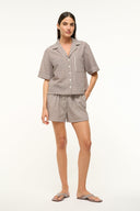 Image GABI SHIRT | DARK CHOCOLATE GINGHAM 2 of 5