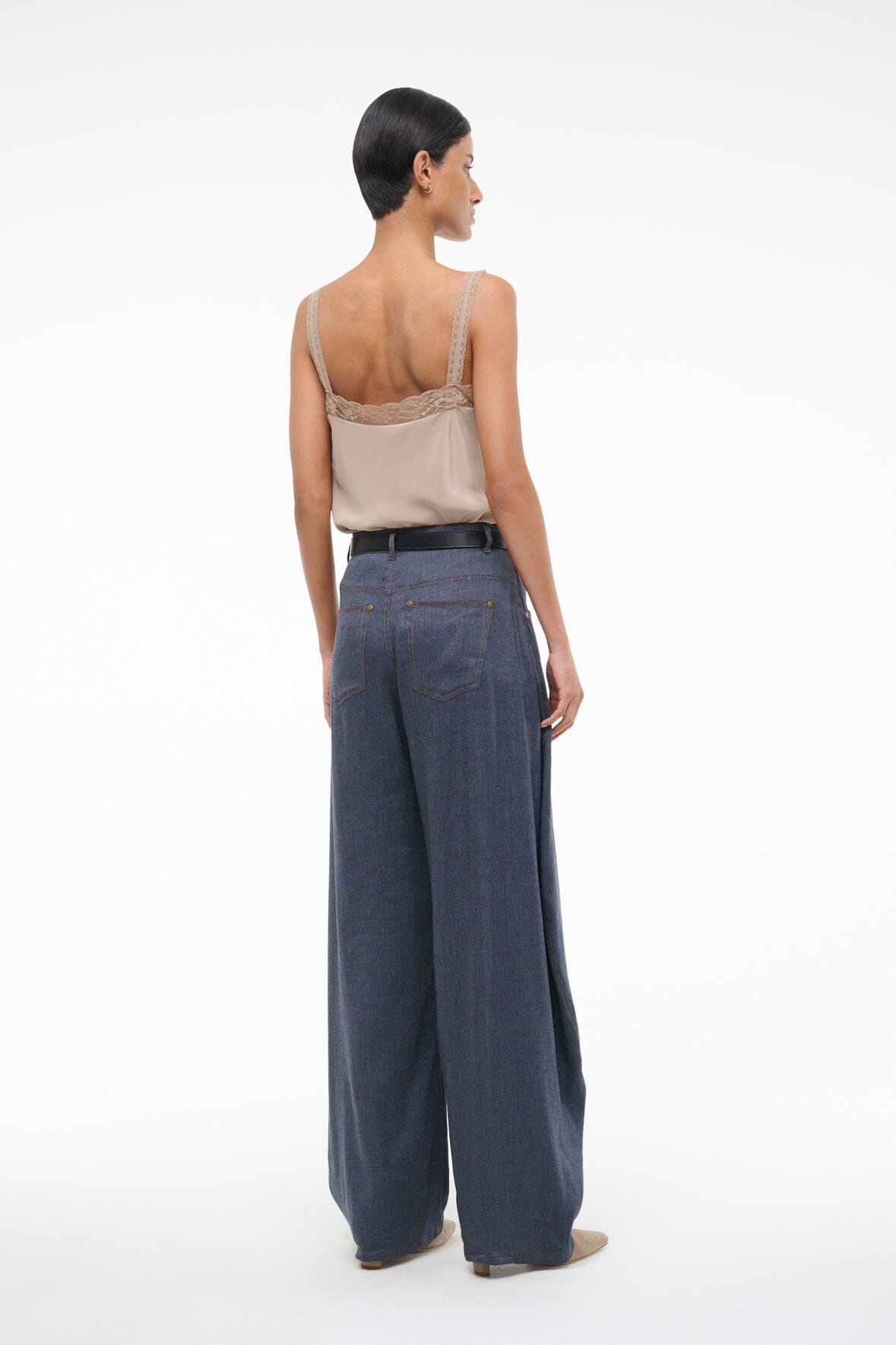 Image HARRISON PANT | CHAMBRAY 4 of 7 and Clicking this image will trigger a zoom pop-up