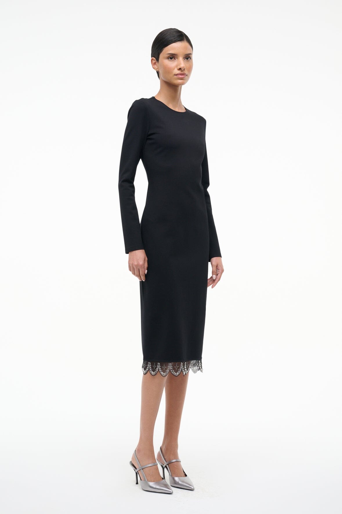 Staud Black Hunter Dress Black / M