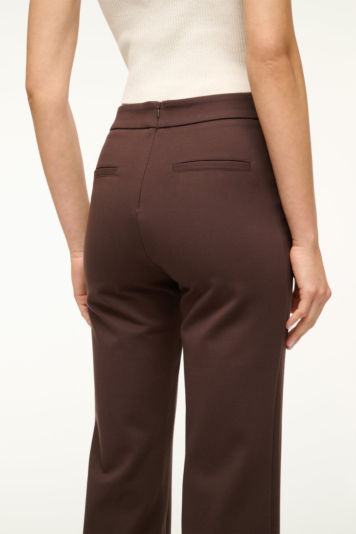 Image KNACK PANT | DARK CHOCOLATE 4 of 7 and Clicking this image will trigger a zoom pop-up